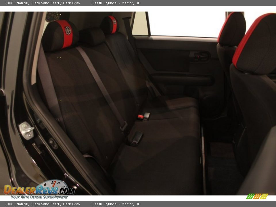 2008 Scion xB Black Sand Pearl / Dark Gray Photo #13
