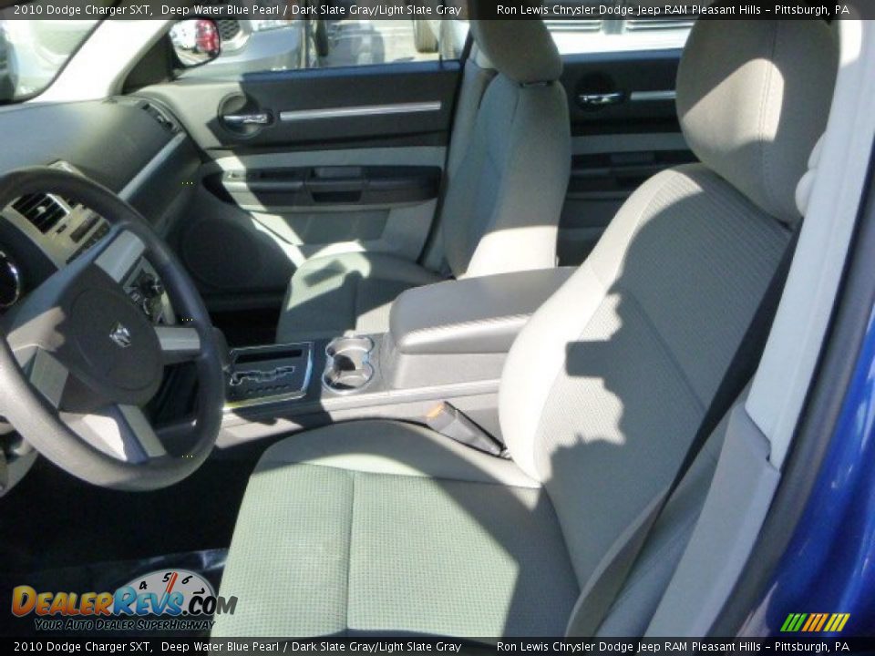 2010 Dodge Charger SXT Deep Water Blue Pearl / Dark Slate Gray/Light Slate Gray Photo #10