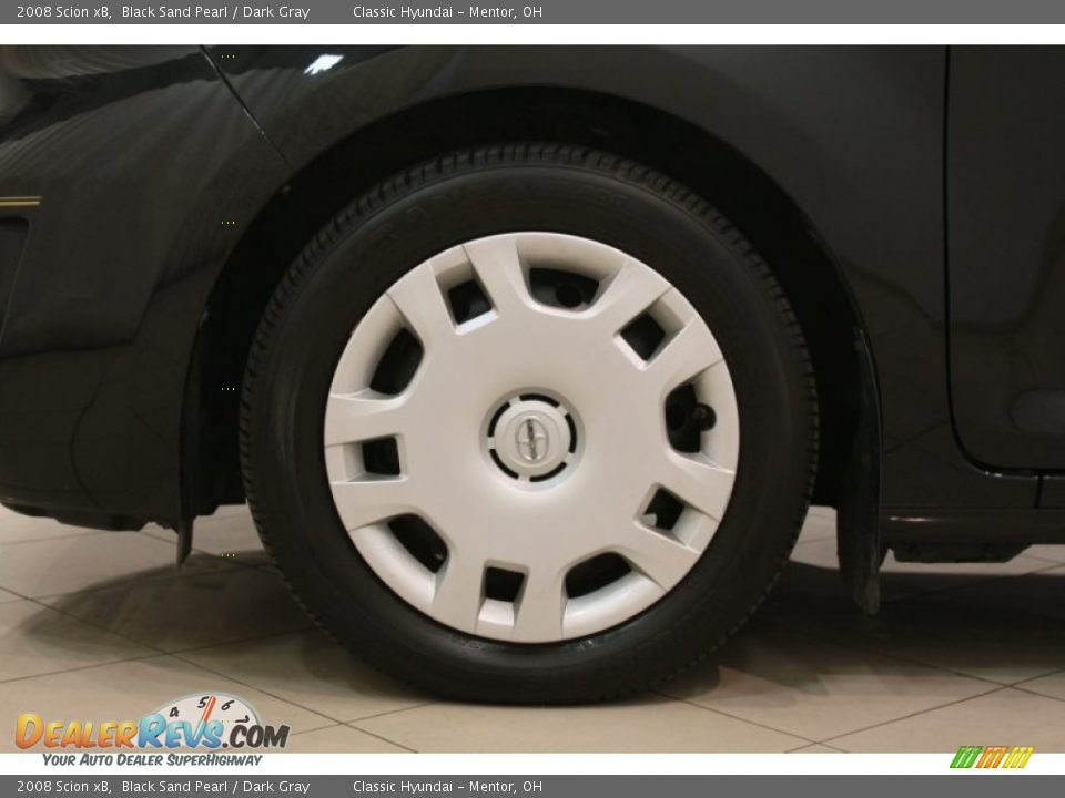 2008 Scion xB Black Sand Pearl / Dark Gray Photo #17