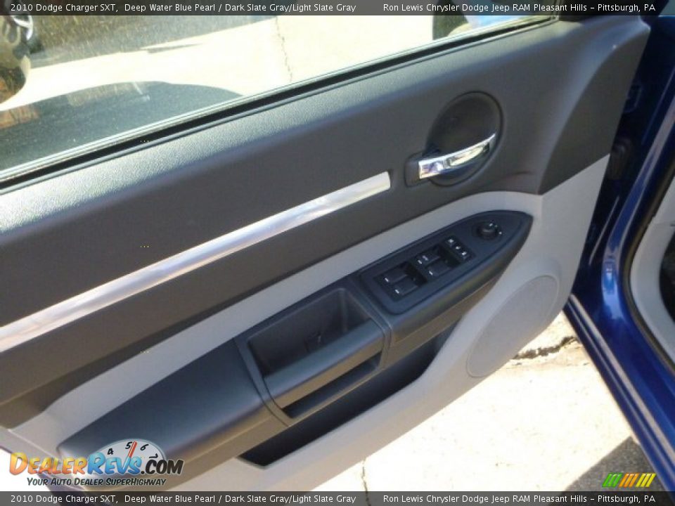2010 Dodge Charger SXT Deep Water Blue Pearl / Dark Slate Gray/Light Slate Gray Photo #14