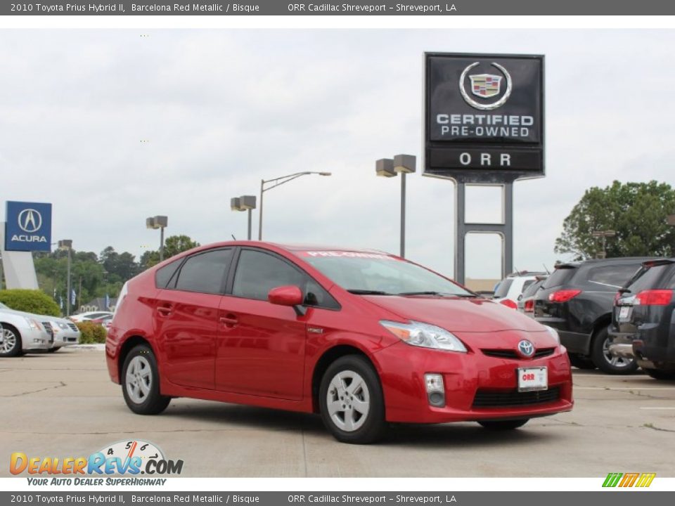 2010 Toyota Prius Hybrid II Barcelona Red Metallic / Bisque Photo #1