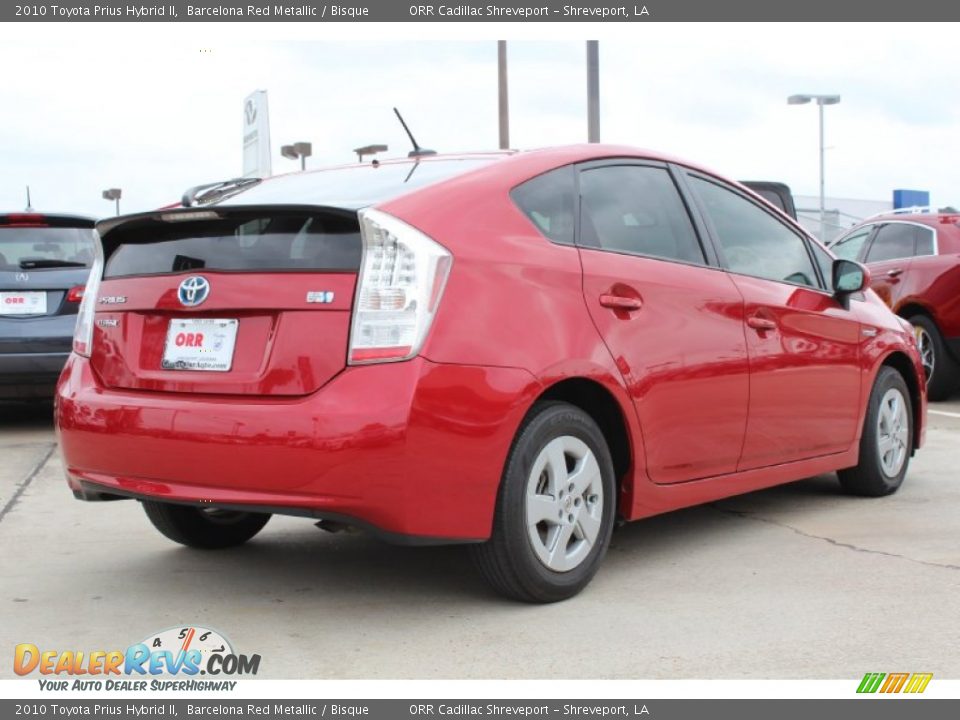 2010 Toyota Prius Hybrid II Barcelona Red Metallic / Bisque Photo #4