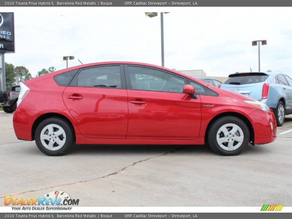 2010 Toyota Prius Hybrid II Barcelona Red Metallic / Bisque Photo #6