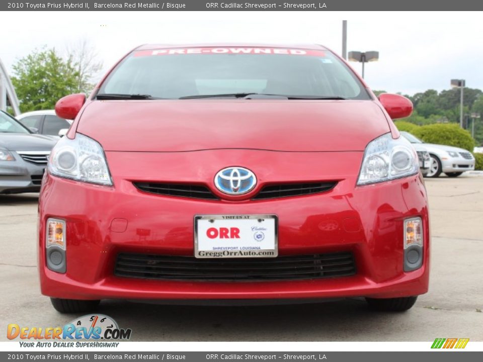 2010 Toyota Prius Hybrid II Barcelona Red Metallic / Bisque Photo #7