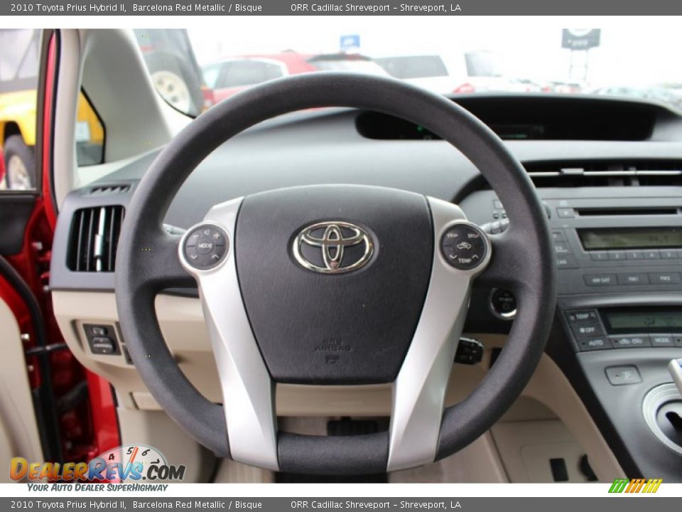 2010 Toyota Prius Hybrid II Barcelona Red Metallic / Bisque Photo #14