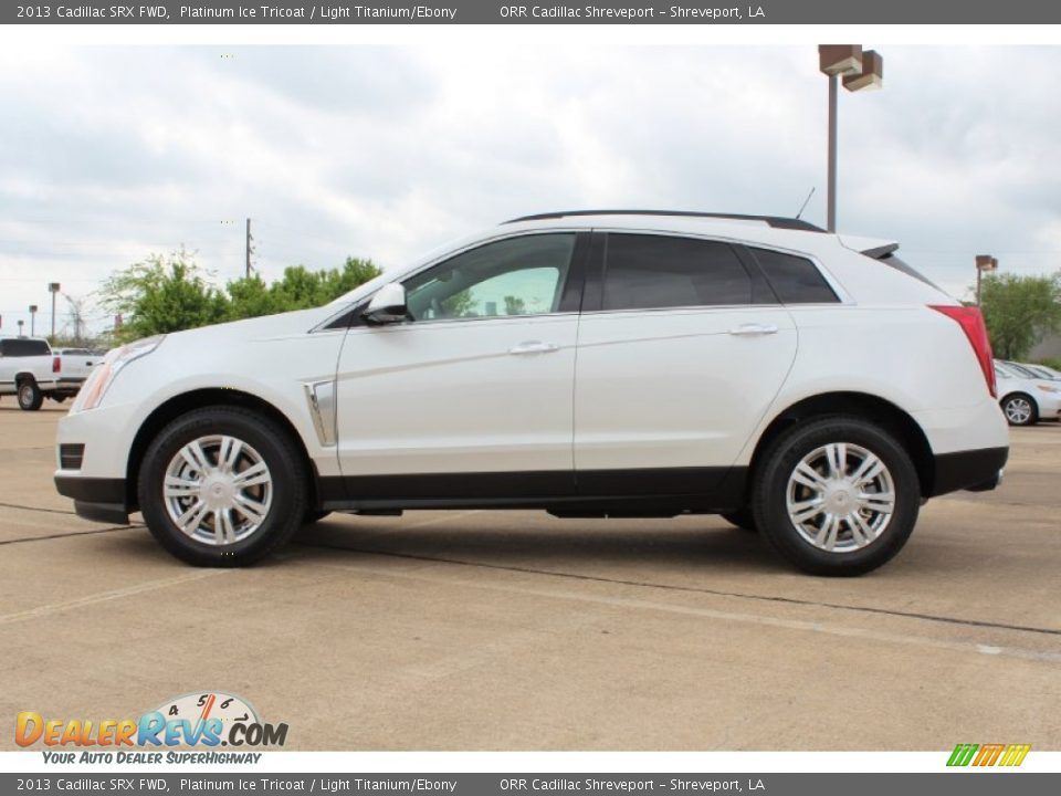 2013 Cadillac SRX FWD Platinum Ice Tricoat / Light Titanium/Ebony Photo #5