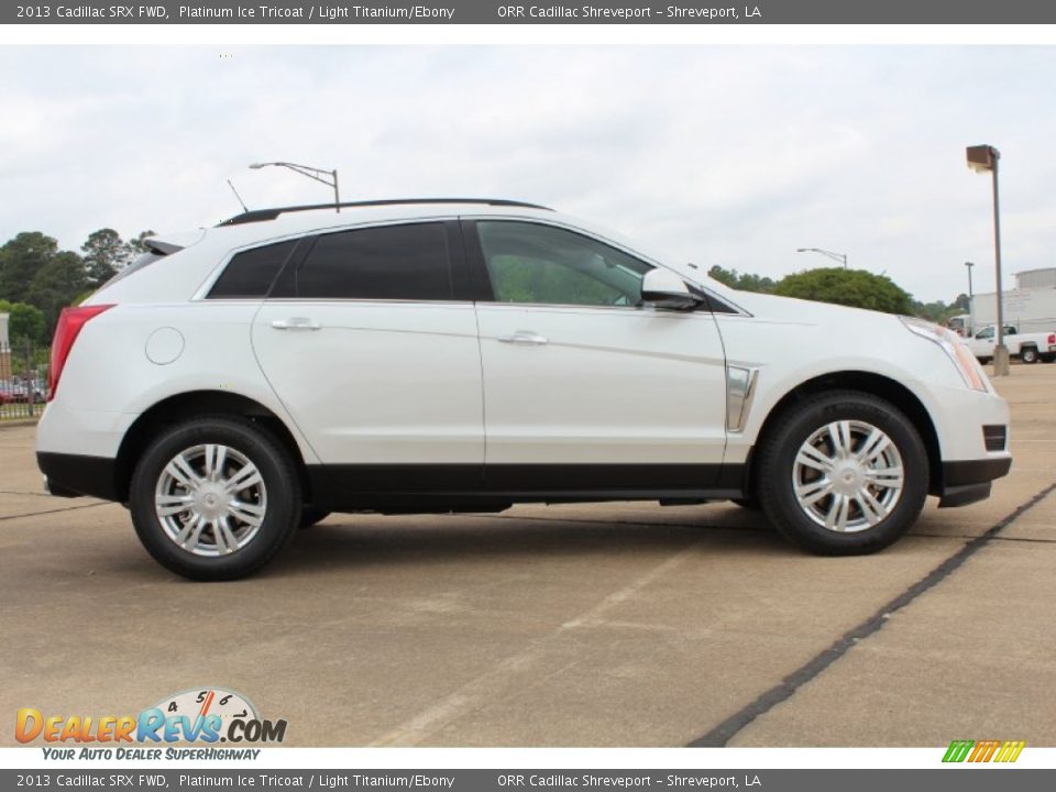 2013 Cadillac SRX FWD Platinum Ice Tricoat / Light Titanium/Ebony Photo #6