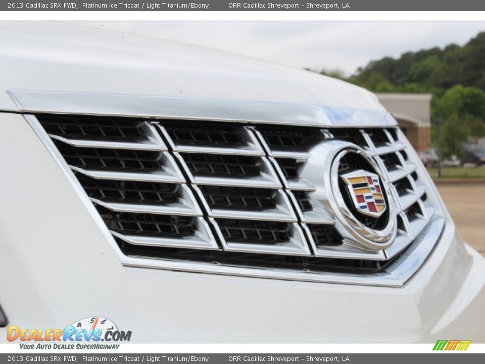 2013 Cadillac SRX FWD Platinum Ice Tricoat / Light Titanium/Ebony Photo #9