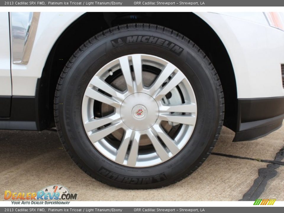 2013 Cadillac SRX FWD Platinum Ice Tricoat / Light Titanium/Ebony Photo #12