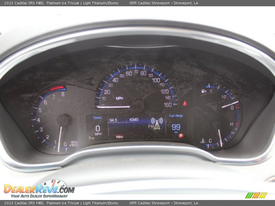 2013 Cadillac SRX FWD Platinum Ice Tricoat / Light Titanium/Ebony Photo #13