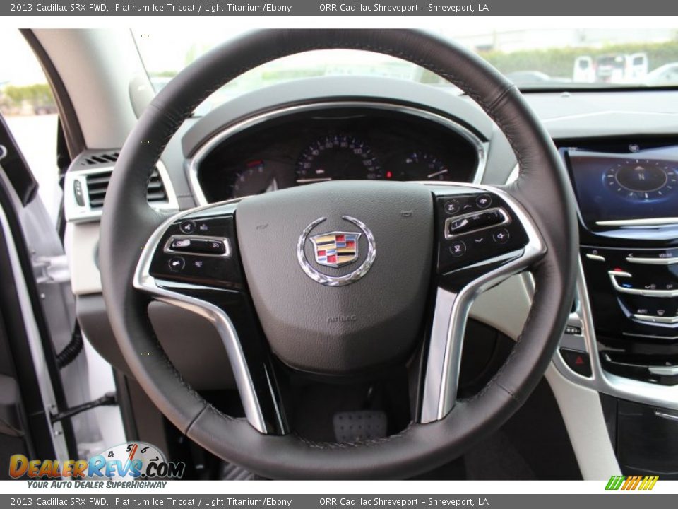 2013 Cadillac SRX FWD Platinum Ice Tricoat / Light Titanium/Ebony Photo #14