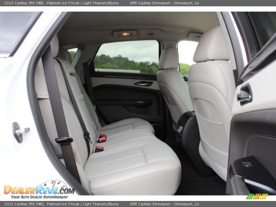 2013 Cadillac SRX FWD Platinum Ice Tricoat / Light Titanium/Ebony Photo #22
