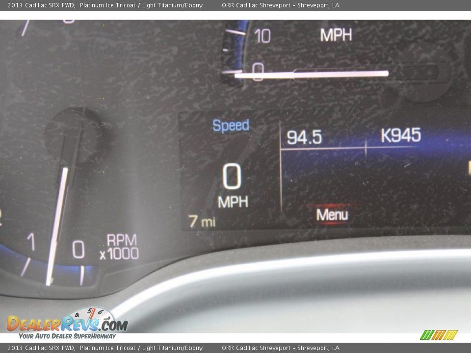 2013 Cadillac SRX FWD Platinum Ice Tricoat / Light Titanium/Ebony Photo #35