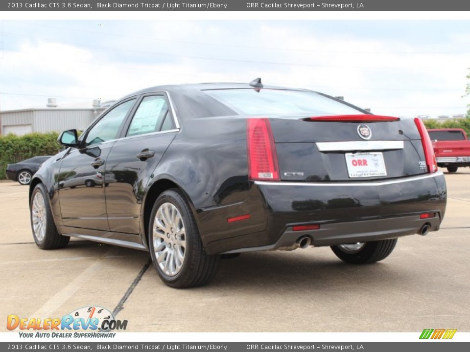 2013 Cadillac CTS 3.6 Sedan Black Diamond Tricoat / Light Titanium/Ebony Photo #3