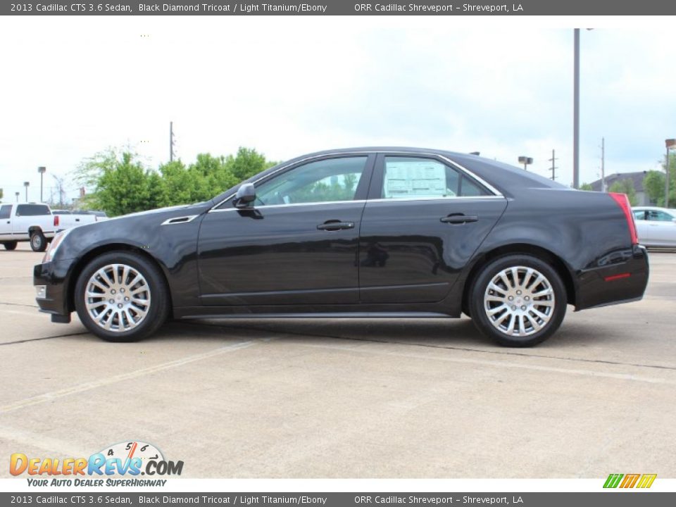 Black Diamond Tricoat 2013 Cadillac CTS 3.6 Sedan Photo #5