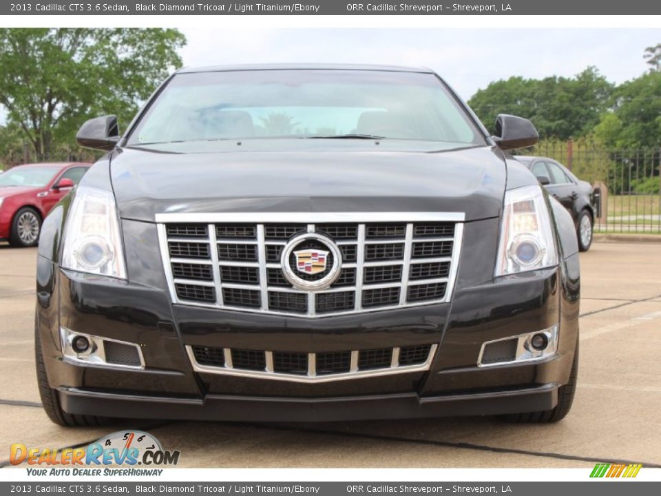 2013 Cadillac CTS 3.6 Sedan Black Diamond Tricoat / Light Titanium/Ebony Photo #7