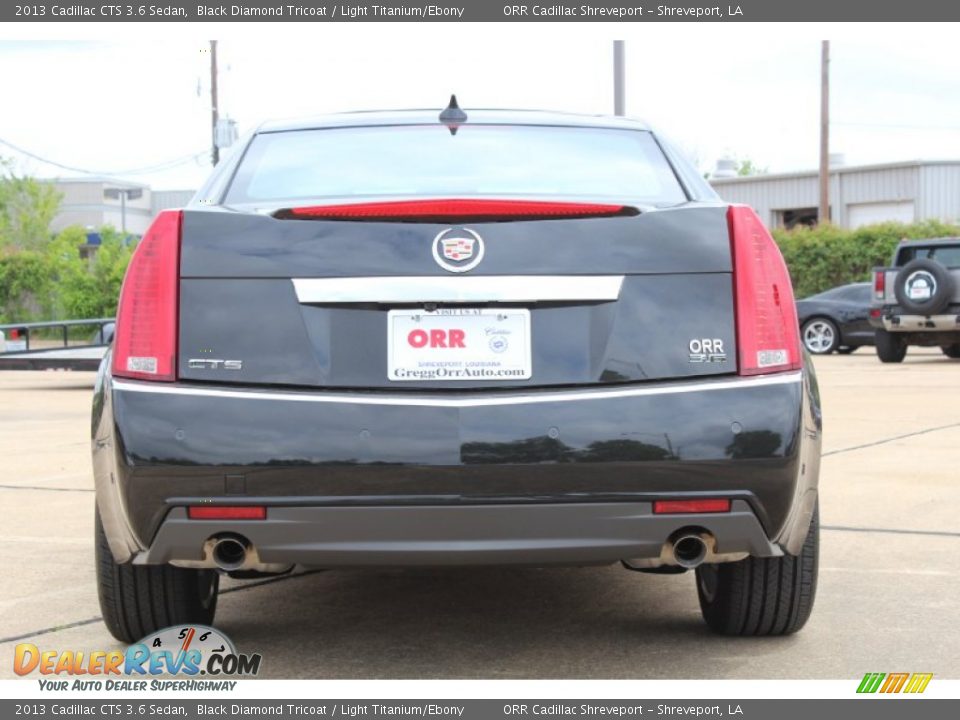 2013 Cadillac CTS 3.6 Sedan Black Diamond Tricoat / Light Titanium/Ebony Photo #8