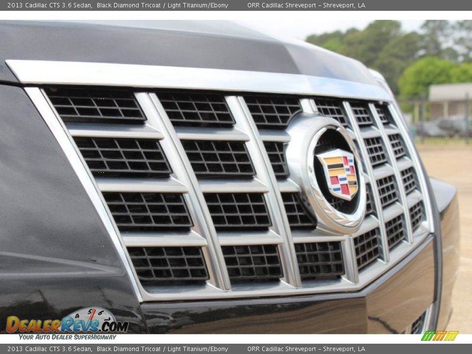 2013 Cadillac CTS 3.6 Sedan Black Diamond Tricoat / Light Titanium/Ebony Photo #9