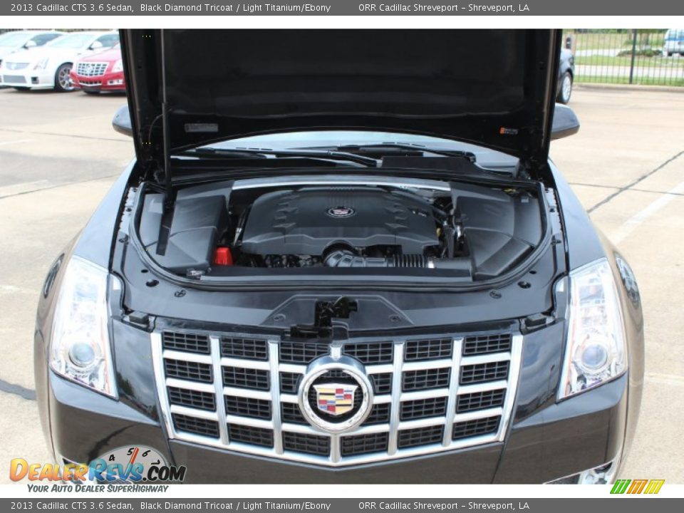 2013 Cadillac CTS 3.6 Sedan Black Diamond Tricoat / Light Titanium/Ebony Photo #10