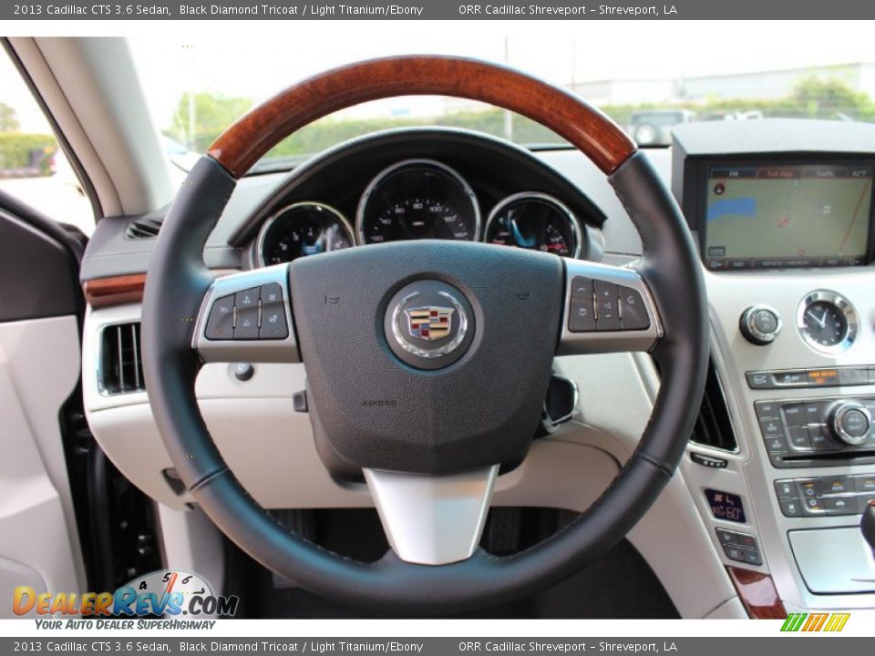 2013 Cadillac CTS 3.6 Sedan Steering Wheel Photo #14