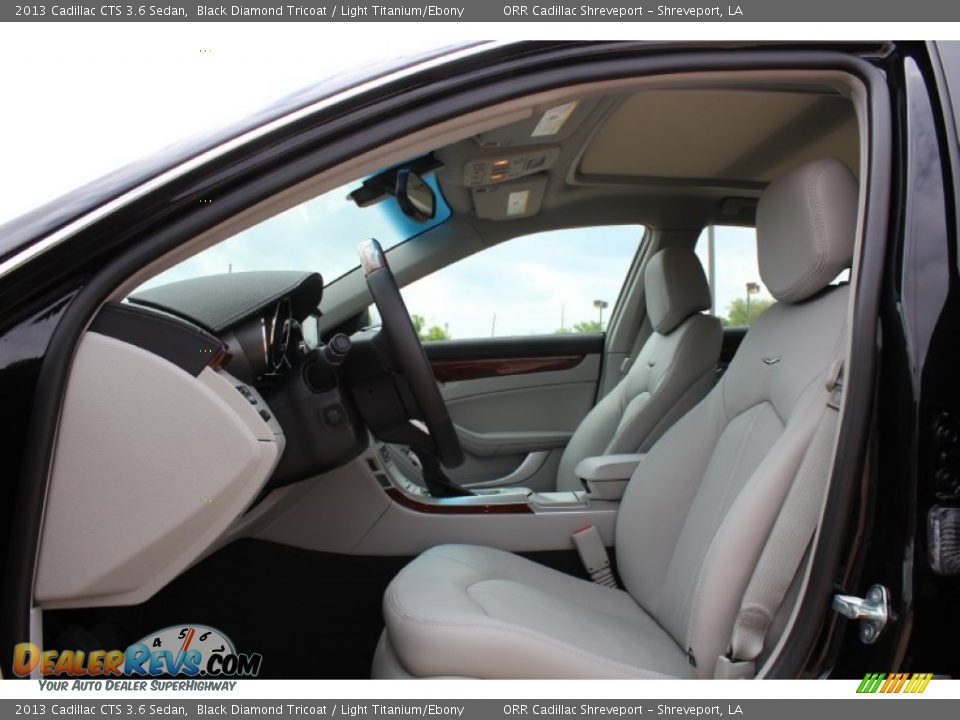 Light Titanium/Ebony Interior - 2013 Cadillac CTS 3.6 Sedan Photo #16