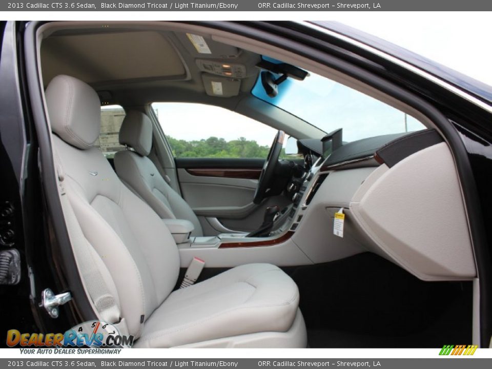 Light Titanium/Ebony Interior - 2013 Cadillac CTS 3.6 Sedan Photo #18