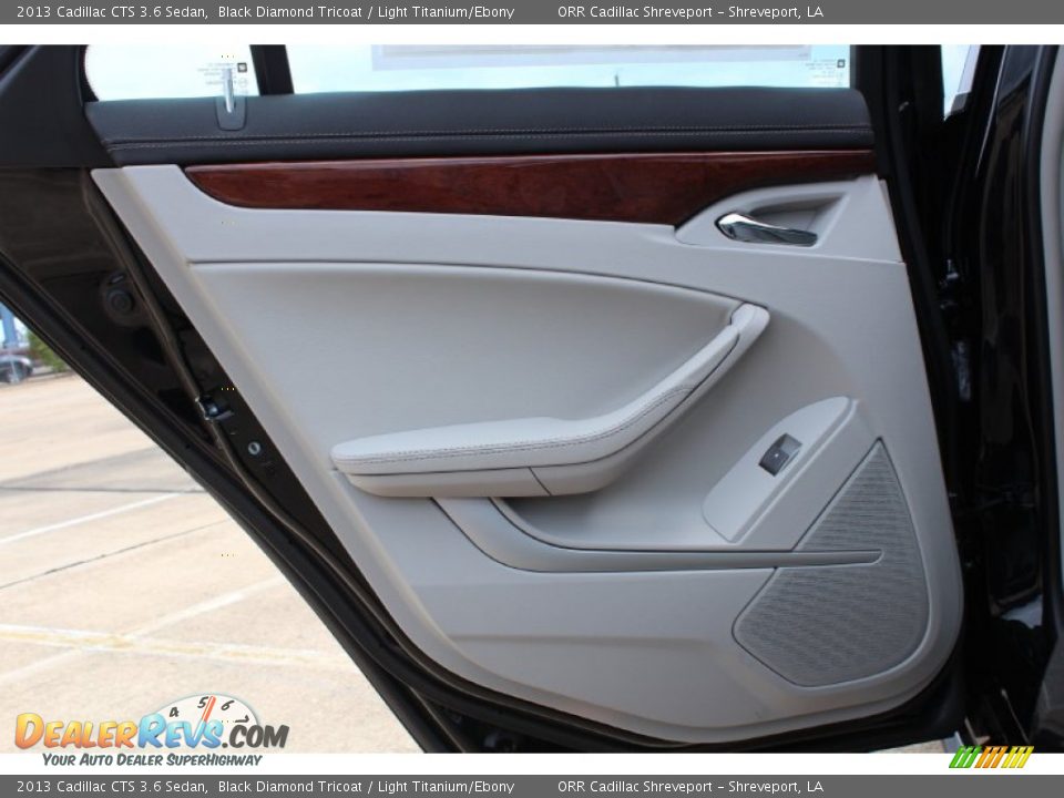 2013 Cadillac CTS 3.6 Sedan Black Diamond Tricoat / Light Titanium/Ebony Photo #19