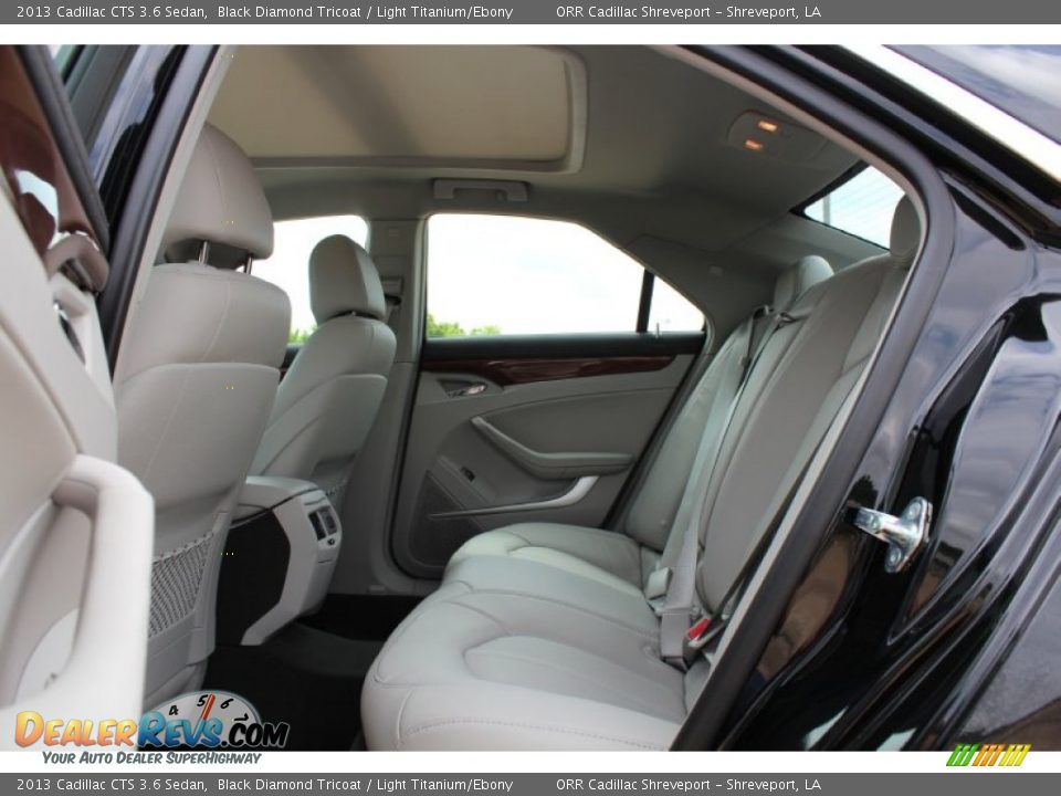 Rear Seat of 2013 Cadillac CTS 3.6 Sedan Photo #20