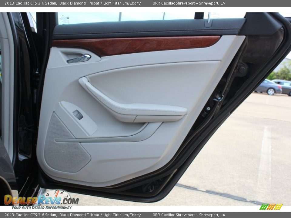 2013 Cadillac CTS 3.6 Sedan Black Diamond Tricoat / Light Titanium/Ebony Photo #21