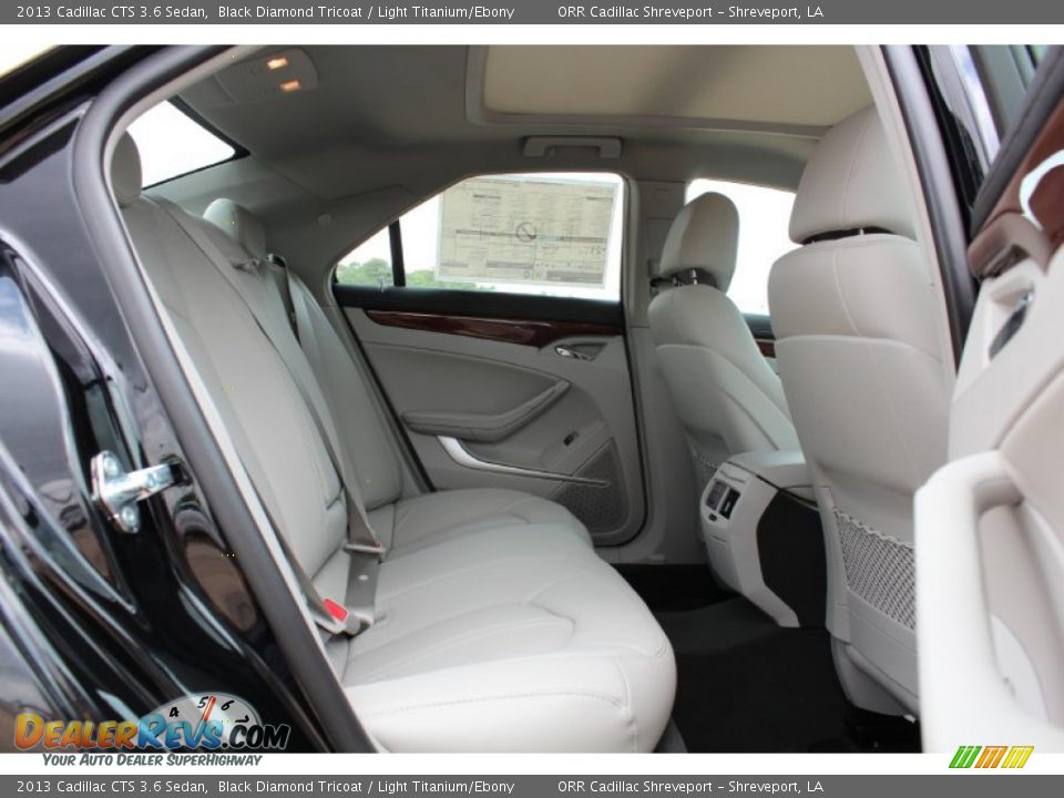 Rear Seat of 2013 Cadillac CTS 3.6 Sedan Photo #22