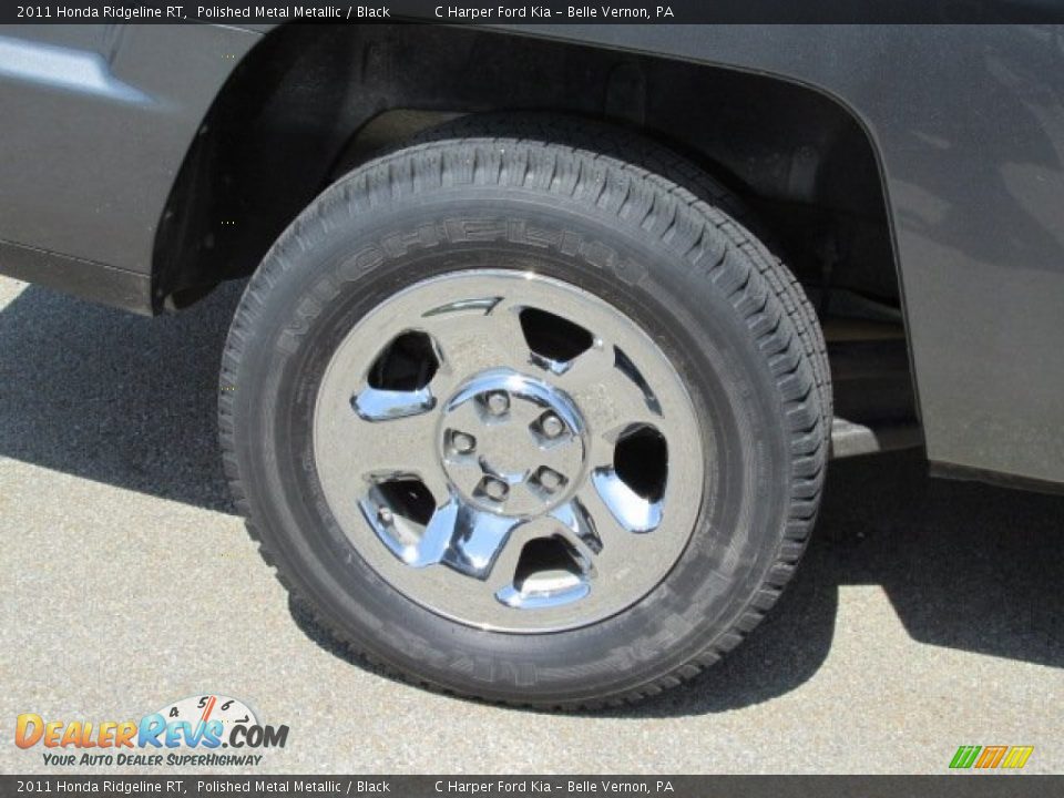 2011 Honda Ridgeline RT Polished Metal Metallic / Black Photo #3