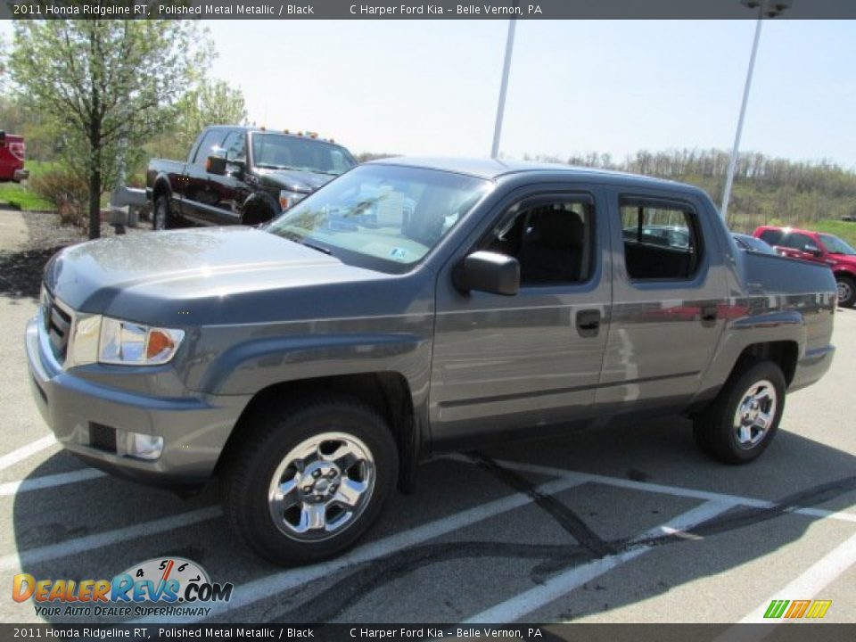 2011 Honda Ridgeline RT Polished Metal Metallic / Black Photo #5