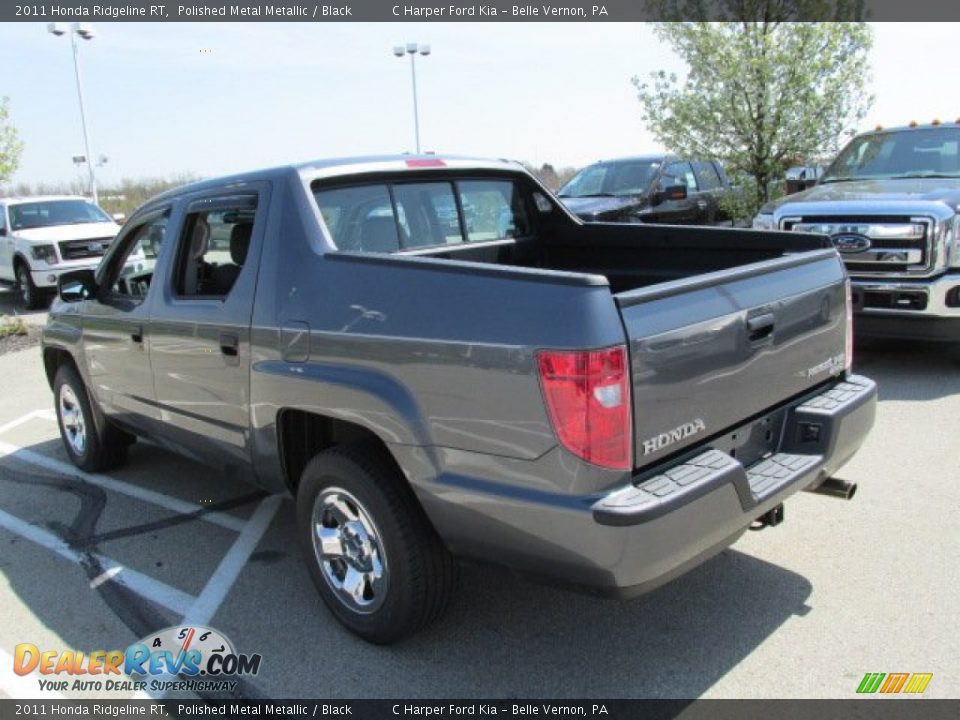 2011 Honda Ridgeline RT Polished Metal Metallic / Black Photo #7
