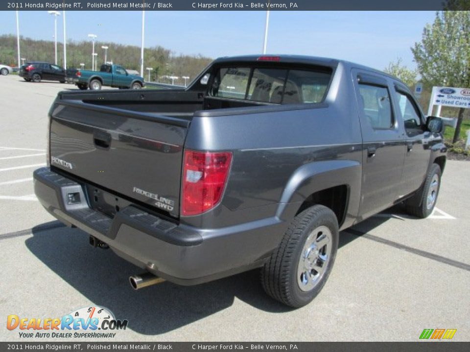2011 Honda Ridgeline RT Polished Metal Metallic / Black Photo #9