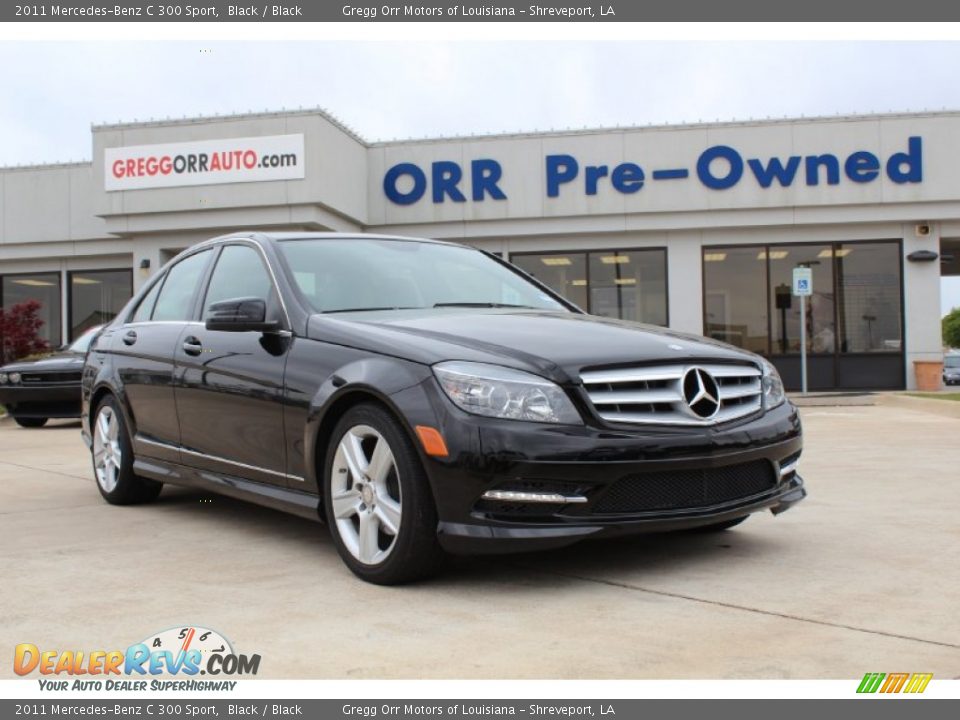 2011 Mercedes-Benz C 300 Sport Black / Black Photo #1