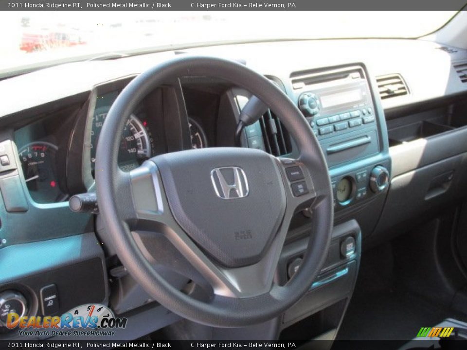 2011 Honda Ridgeline RT Polished Metal Metallic / Black Photo #14