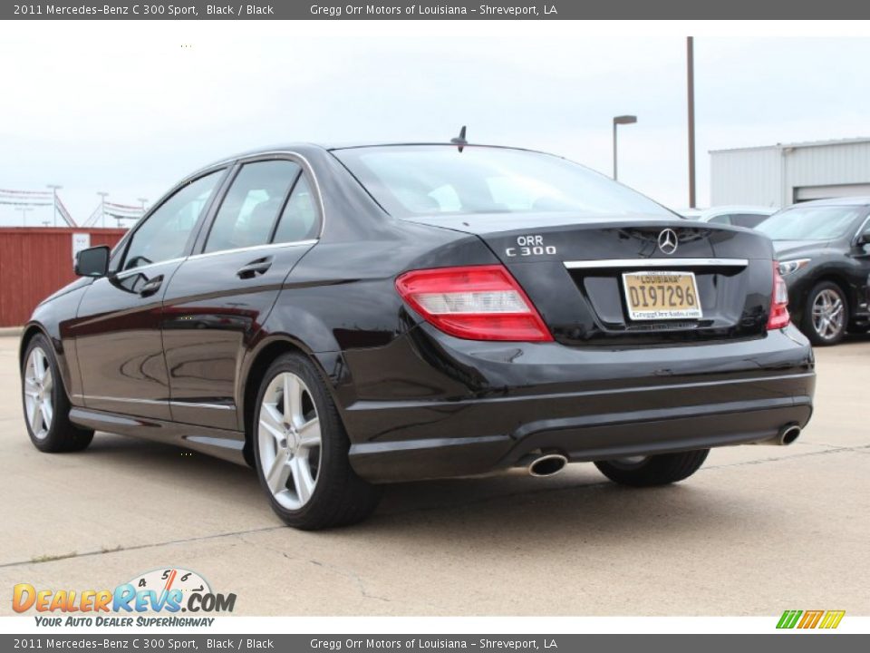 2011 Mercedes-Benz C 300 Sport Black / Black Photo #3