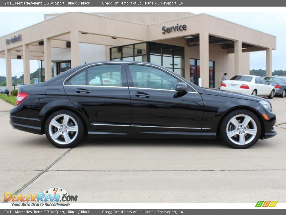 2011 Mercedes-Benz C 300 Sport Black / Black Photo #6