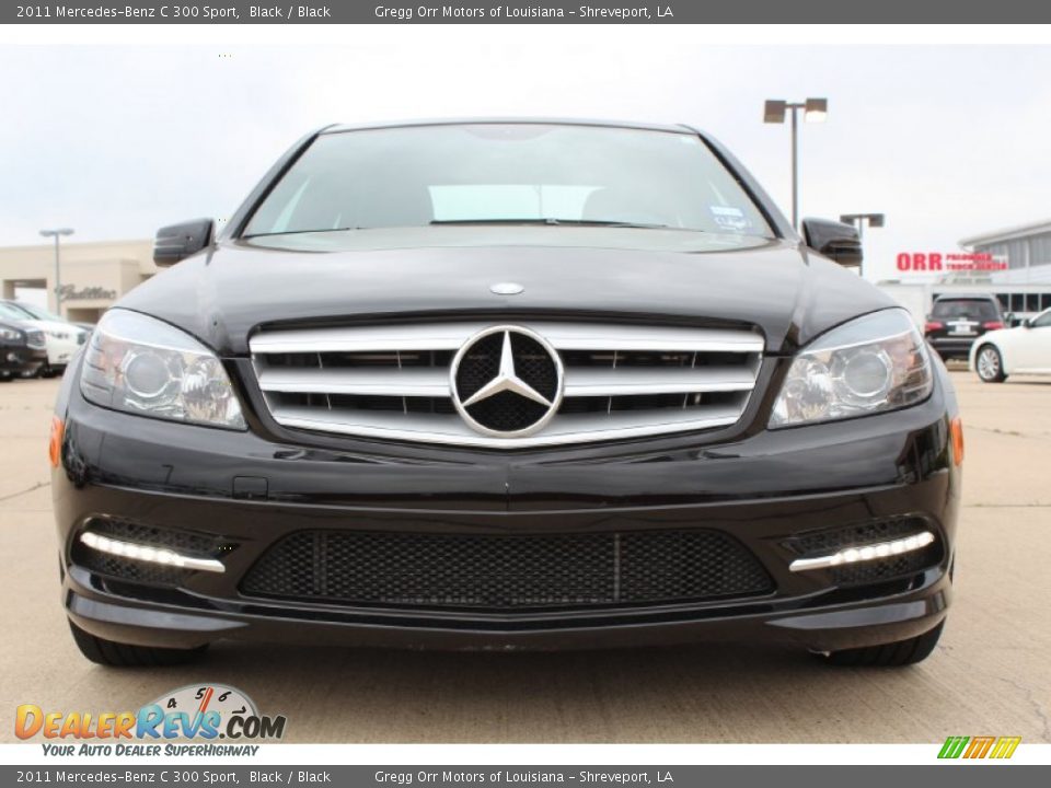 2011 Mercedes-Benz C 300 Sport Black / Black Photo #7