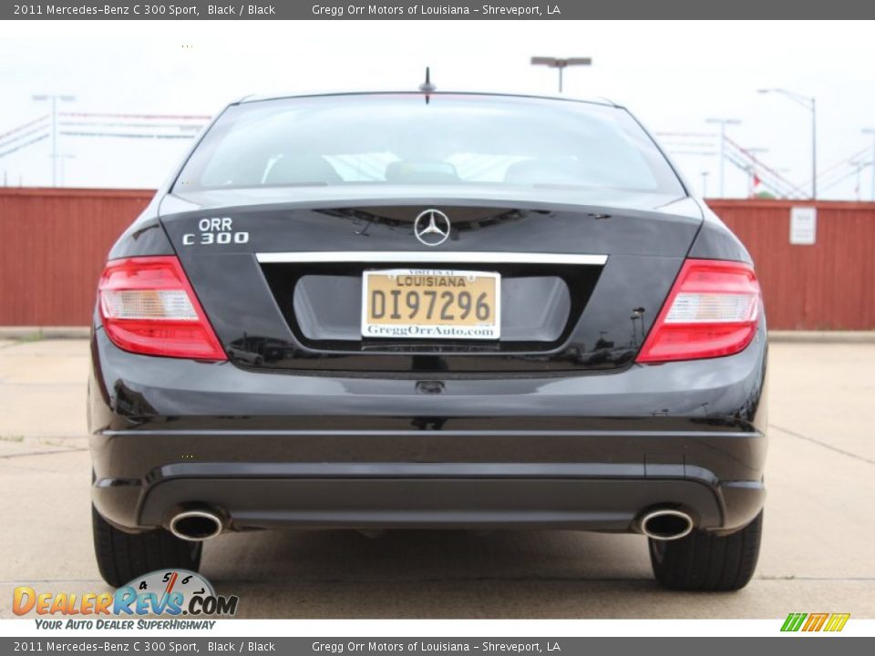 2011 Mercedes-Benz C 300 Sport Black / Black Photo #8