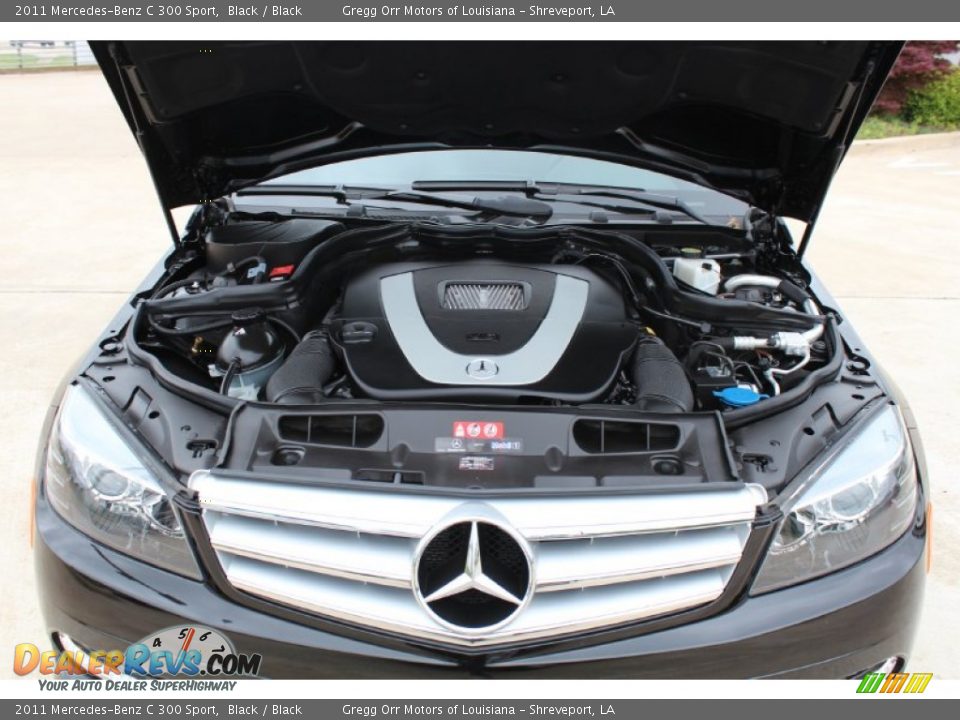 2011 Mercedes-Benz C 300 Sport Black / Black Photo #10