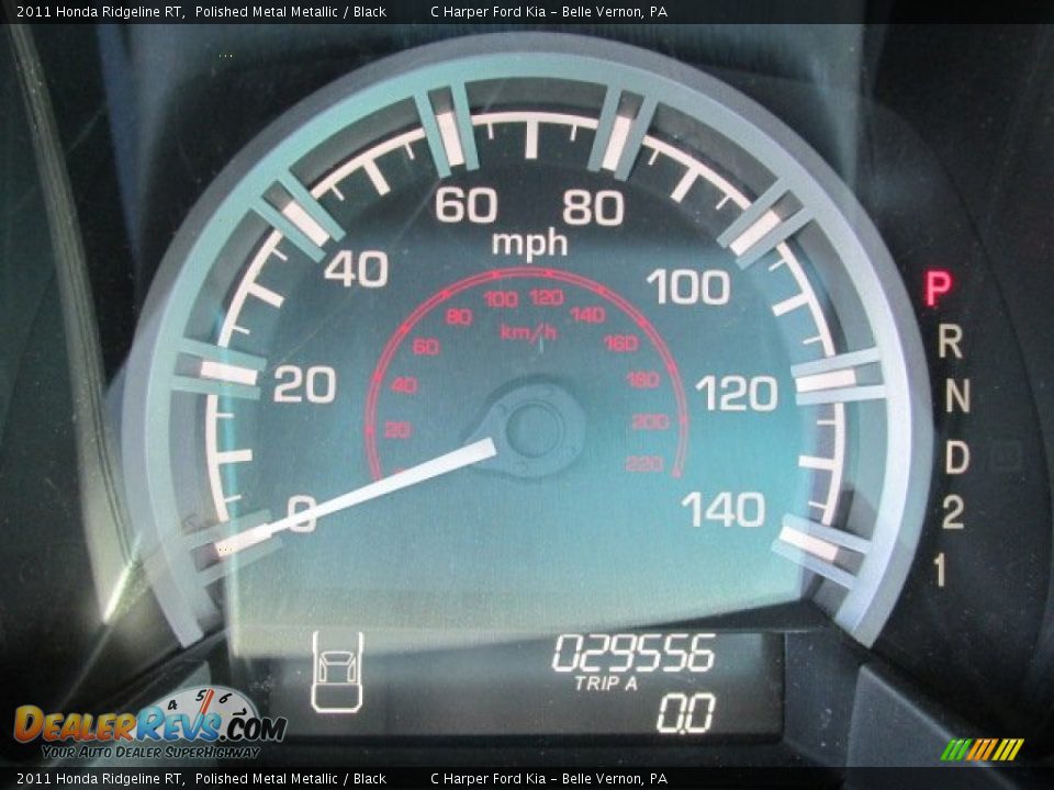 2011 Honda Ridgeline RT Polished Metal Metallic / Black Photo #24