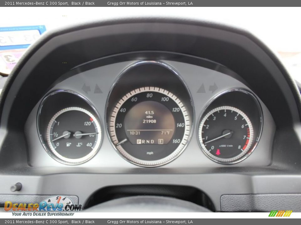 2011 Mercedes-Benz C 300 Sport Gauges Photo #13