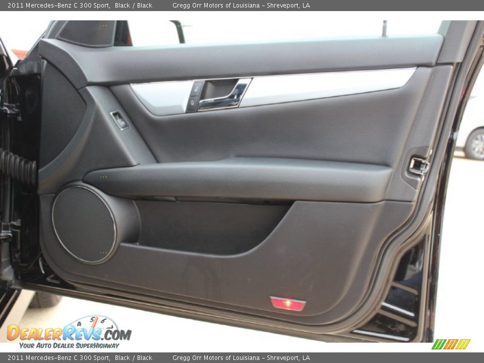 2011 Mercedes-Benz C 300 Sport Black / Black Photo #17
