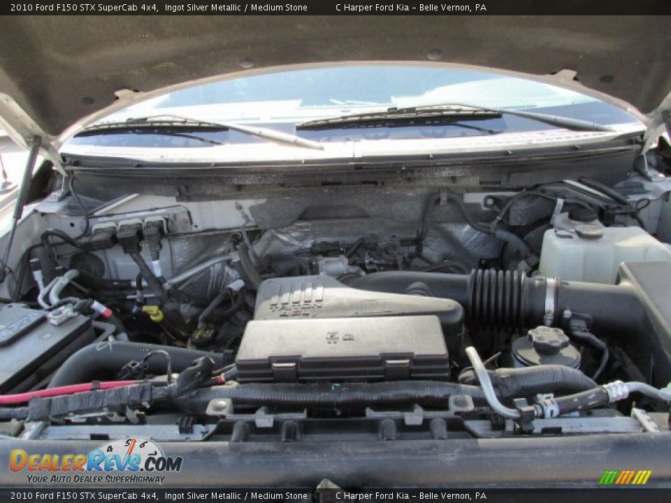2010 Ford F150 STX SuperCab 4x4 Ingot Silver Metallic / Medium Stone Photo #11