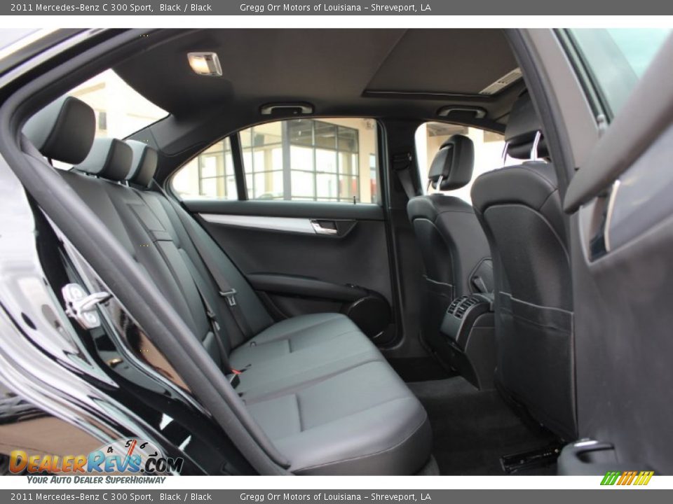 2011 Mercedes-Benz C 300 Sport Black / Black Photo #22