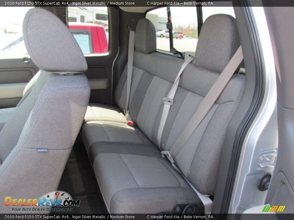 2010 Ford F150 STX SuperCab 4x4 Ingot Silver Metallic / Medium Stone Photo #15