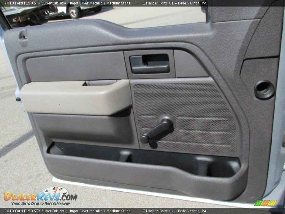 2010 Ford F150 STX SuperCab 4x4 Ingot Silver Metallic / Medium Stone Photo #22