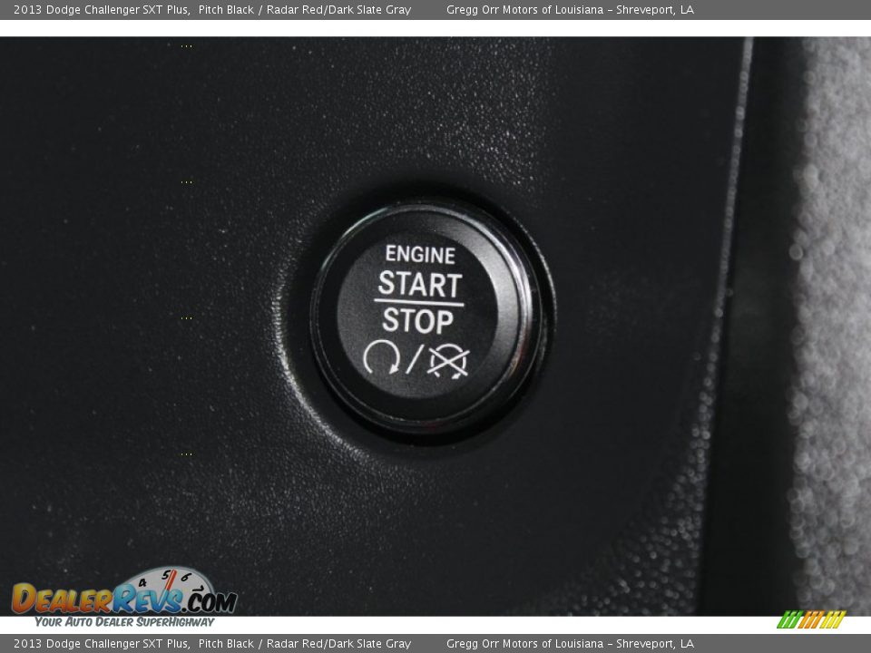 2013 Dodge Challenger SXT Plus Pitch Black / Radar Red/Dark Slate Gray Photo #24