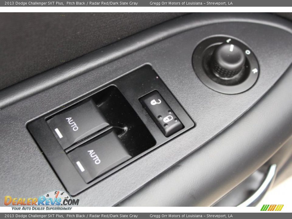 2013 Dodge Challenger SXT Plus Pitch Black / Radar Red/Dark Slate Gray Photo #27